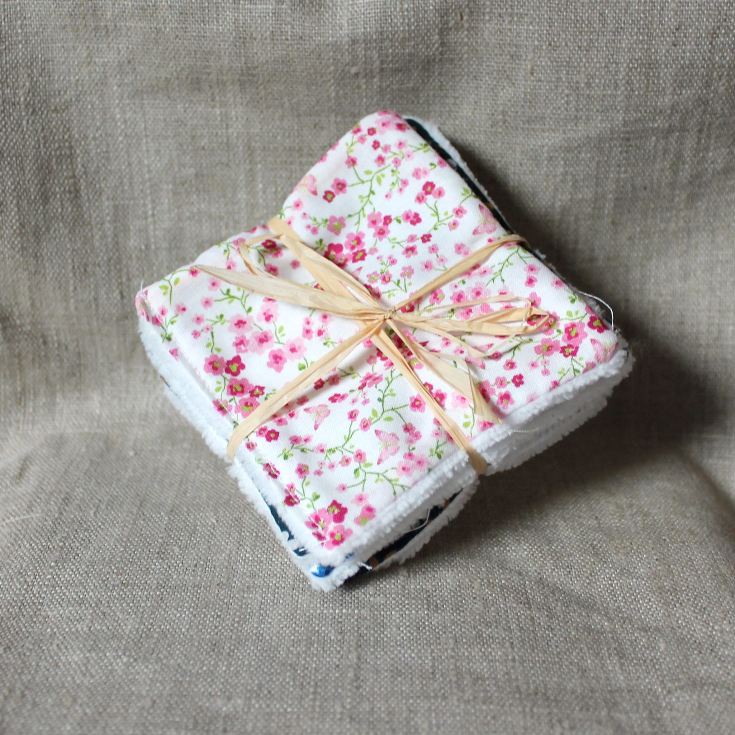 Lingettes démaquillantes lavables